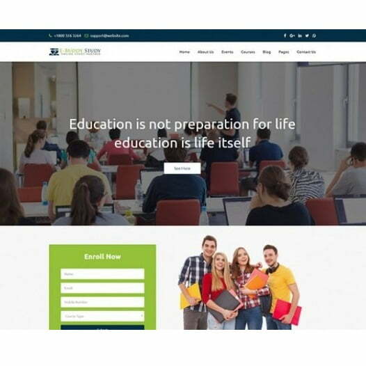 E-Buddy Study – HTML Template E-Buddy Study – HTML Template