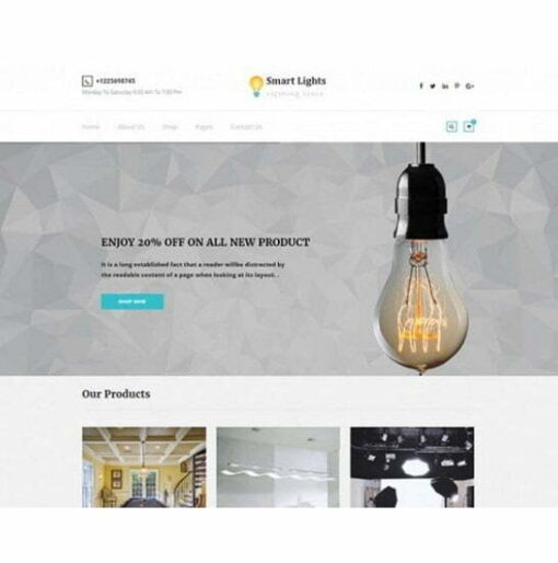 Lighting store html template 640x433.jpg
